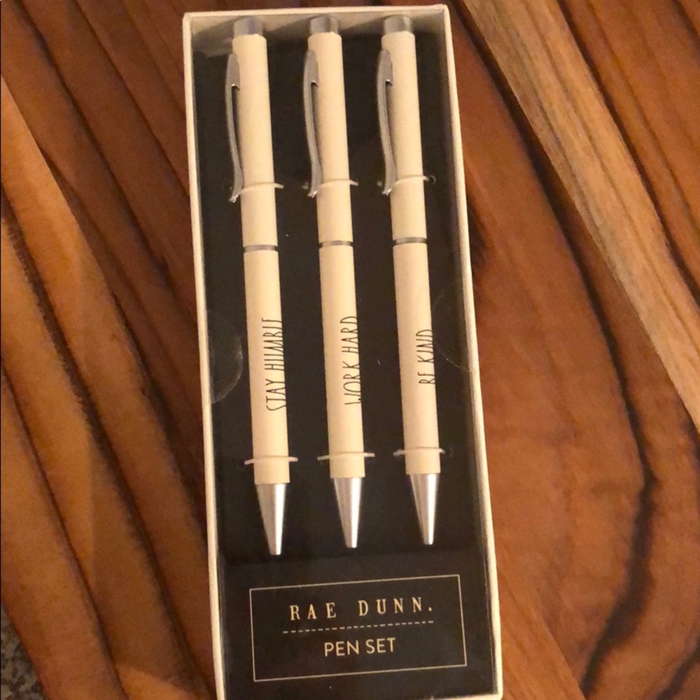NWT Rae Dunn Pen Set + Notepad Set - Picture 2 of 5